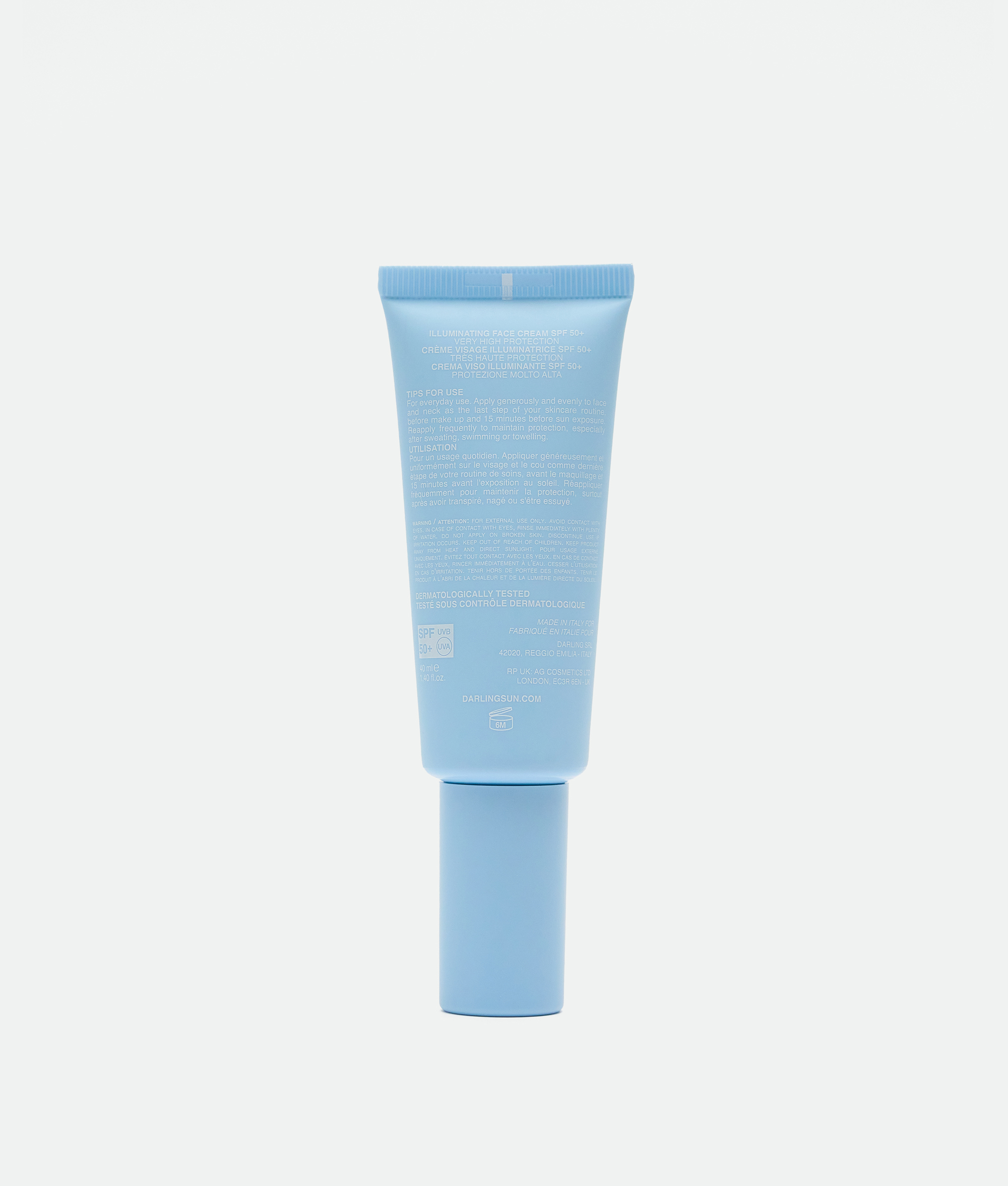Сонцезахисний крем для обличчя та декольте SPF 50+